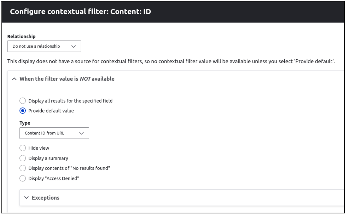 drupal 9 - views block - related content - content reference